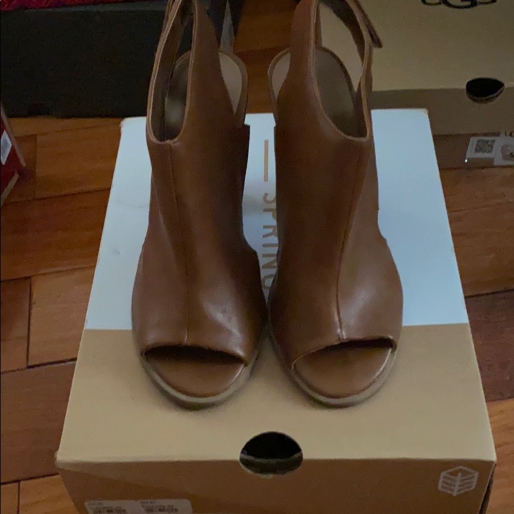 Call it spring bootie heels